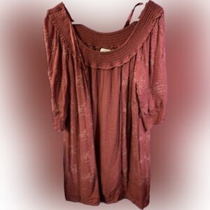 Coral eyelet xxl Knox Rose dress